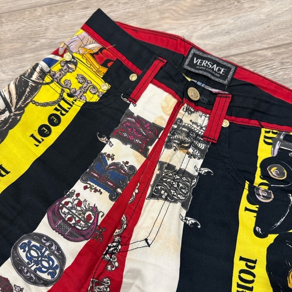 1990s Beatles Versace Jeans Couture Pants - Picture 8 of 10